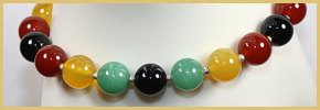solid bracelets in silver 925 with stones