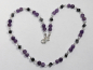 Preview: Amethyst, Bergkristall und Hämatit mit Silber 925