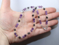 Preview: Amethyst, Bergkristall und Hämatit mit Silber 925