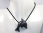 Preview: snowflake obsidian with cord or silver 925