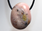 Preview: pink opal with cord or silver 925