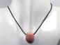 Preview: pink opal with cord or silver 925