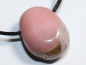 Preview: pink opal with cord or silver 925