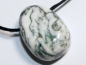 Preview: tree agate with cord or silver 925