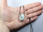 Preview: tree agate with cord or silver 925