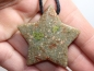 Preview: moss agate with cord or silver 925