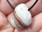 Preview: crazy lace agate with cord or silver 925