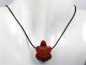 Preview: red jasper with cord or silver 925