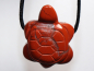 Preview: red jasper with cord or silver 925