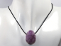 Preview: amethyst with cord or silver 925
