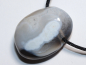 Preview: Botswana agate with cord or silver 925