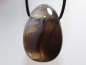 Preview: Botswana-Achat mit Band oder Silber 925