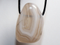 Preview: Botswana-Achat mit Band oder Silber 925