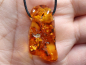 Preview: amber with cord or silver 925