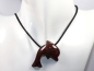 Preview: brecciated jasper with cord or silver 925