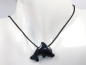 Preview: dumortierite with cord or silver 925