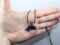 Preview: dumortierite with cord or silver 925