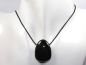 Preview: gold obsidian with cord or silver 925