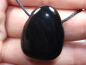 Preview: gold obsidian with cord or silver 925