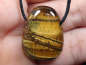 Preview: Tigerauge mit Band oder Silber 925