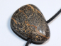 Preview: Boulder opal with cord or silver 925