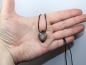 Preview: eye agate (sardonyx) with cord or silver 925