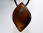 Preview: eye agate (sardonyx) with cord or silver 925