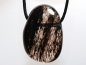 Preview: Lamellenobsidian mit Band oder Silber 925