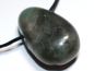 Preview: emerald with cord or silver 925