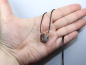 Preview: crazy lace agate with cord or silver 925