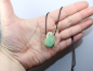 Preview: Chrysopras mit Band oder Silber 925