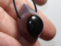 Preview: eye agate (sardonyx) with cord or silver 925