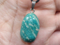 Preview: amazonite with cord or silver 925