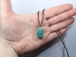 Preview: amazonite with cord or silver 925