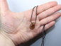 Preview: fire agate with cord or silver 925