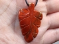 Preview: red jasper with cord or silver 925