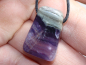 Preview: fluorite with cord or silver 925