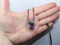 Preview: fluorite with cord or silver 925