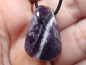 Preview: amethyst with cord or silver 925