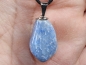Preview: blue quartz with cord or silver 925