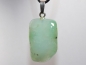 Preview: chrysoprase with cord or silver 925