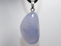Preview: chalcedony with cord or silver 925