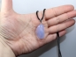 Preview: chalcedony with cord or silver 925