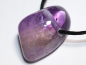 Preview: amethyst with cord or silver 925