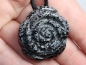 Preview: snowflake obsidian with cord or silver 925