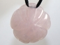 Preview: rose quartz with cord or silver 925