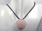 Preview: rose quartz with cord or silver 925