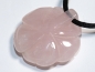 Preview: rose quartz with cord or silver 925