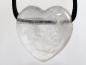 Preview: rock crystal with cord or silver 925