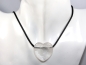 Preview: rock crystal with cord or silver 925